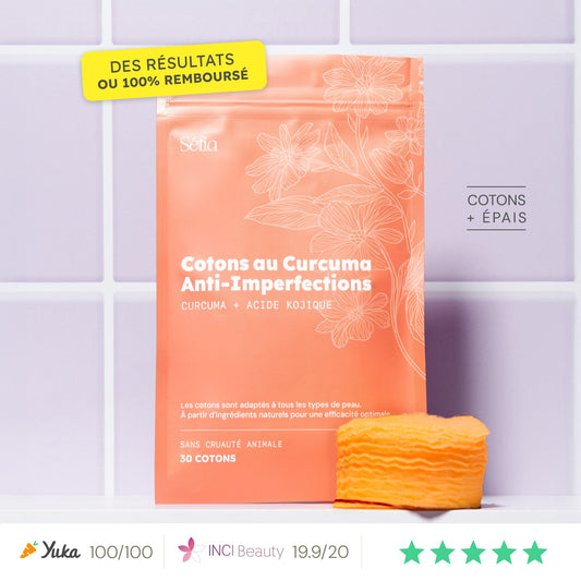 Reinigende Kurkuma- & Vitamin-C-Wattepads