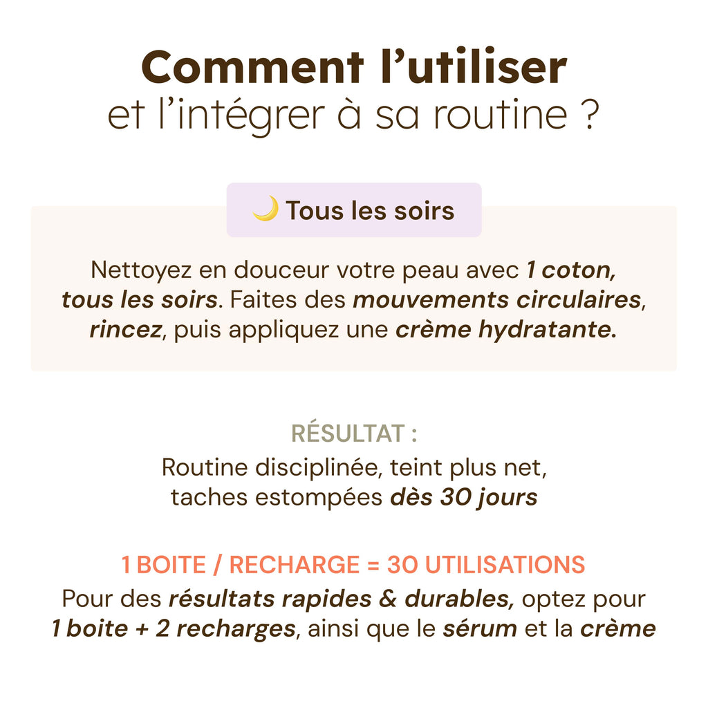 Baumwolltücher gegen Hautunreinheiten